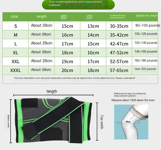 Men's Compression Knee Brace for Sports and Fitness